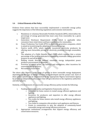 NATIONAL RENEWABLE ENERGY AND ENERGY EFFICIENCY POLICY (NREEEP) | PDF