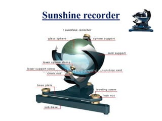 Sunshine recorder
 