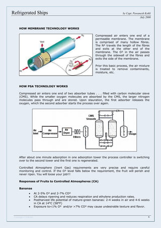 Reefer Vessels | PDF
