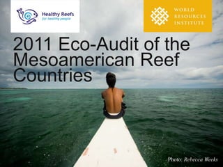 2011 Eco-Audit of the
Mesoamerican Reef
Countries



                  Photo: Rebecca Weeks
 