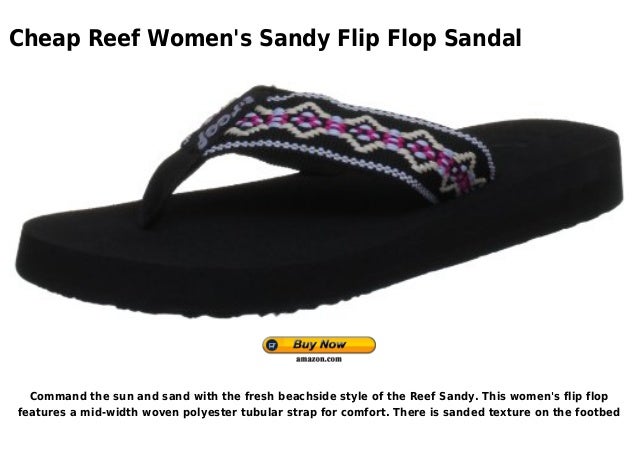 reef sandy flip flops
