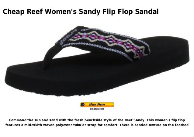 womens reef sandy flip flops