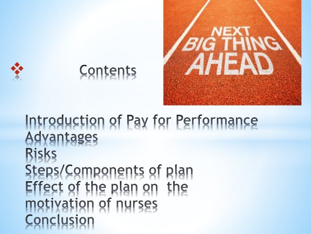 pay for performance system implementation in Healthcare sector