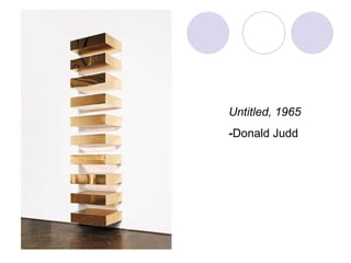 Untitled, 1965 - Donald Judd 