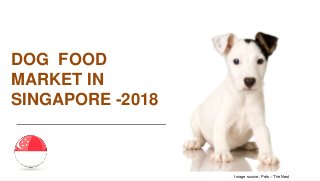 DOG FOOD
MARKET IN
SINGAPORE -2018
Image source; Pets – The Nest
 