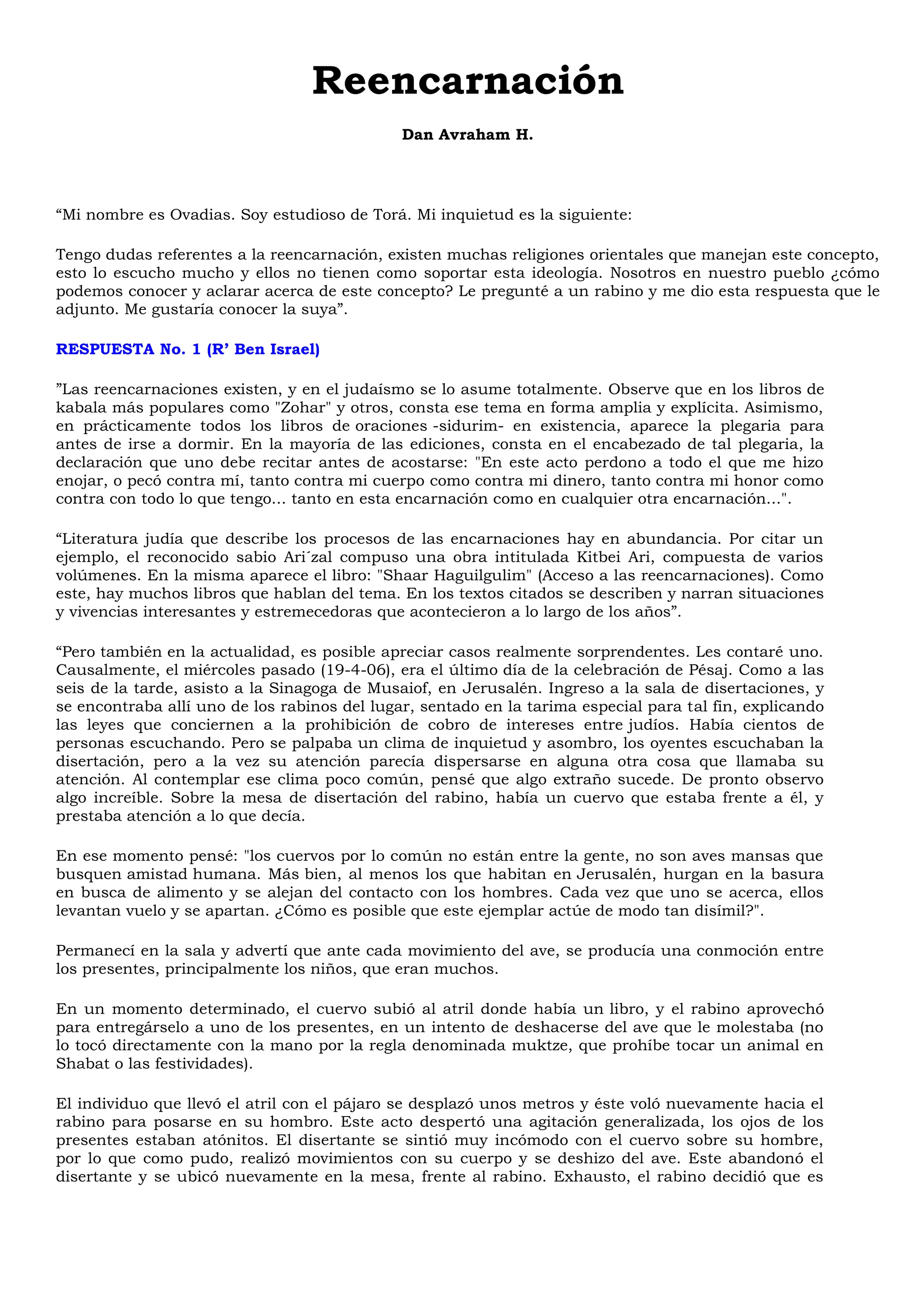 ReencarnacióN Si O No | PDF