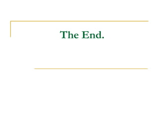 The End. 
