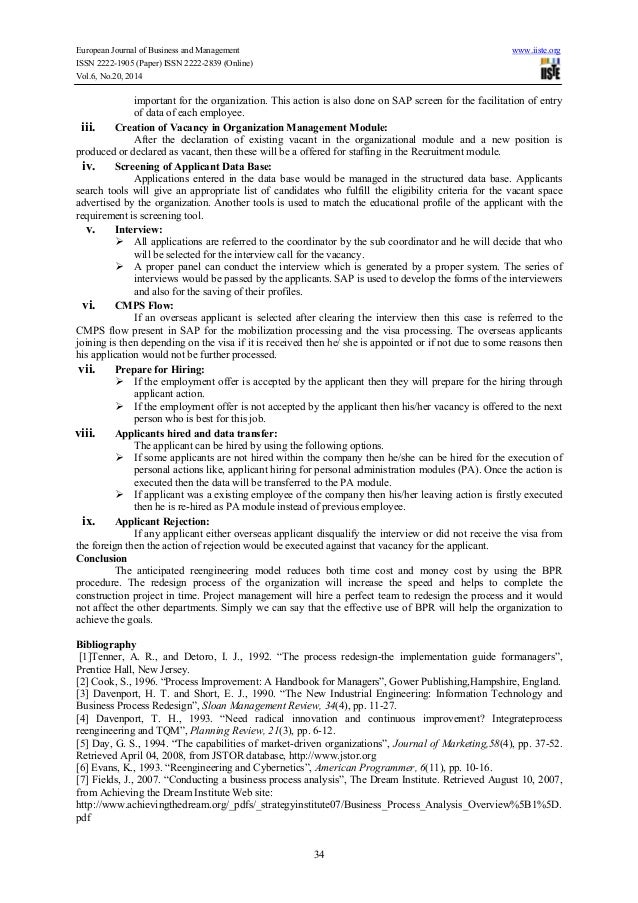 simulation for business process reengineering case study of a database management system simulation for business process reengineering case study of a database management system