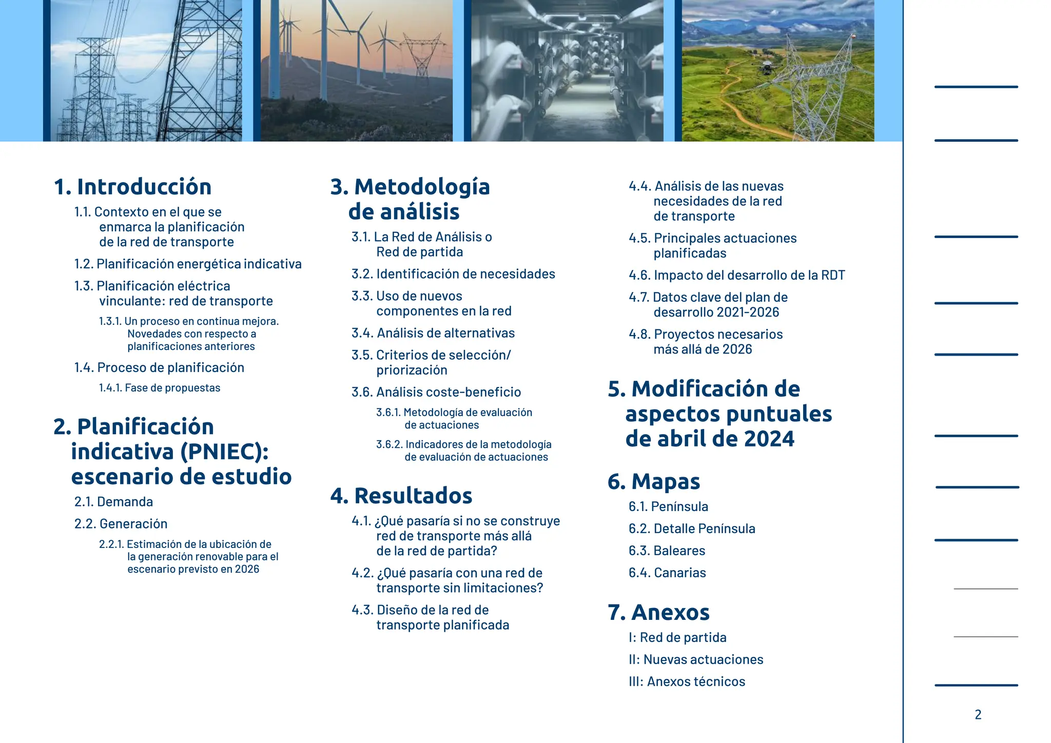 Plan desarrollo Red eléctrica de España. Plan de desarrollo Red ...