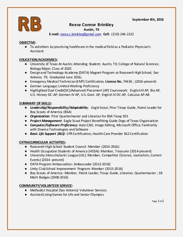 colorful boy scout leader resume sketch examples professional