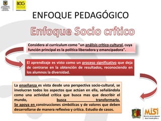  Busca una visión sintética y compleja de la realidad.