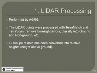 Reeves: Modelling & Estimating Forest Structure Attributes Using LiDAR ...