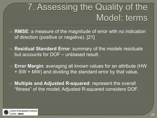 Reeves: Modelling & Estimating Forest Structure Attributes Using LiDAR ...
