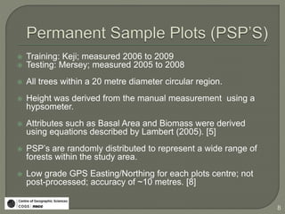 Reeves: Modelling & Estimating Forest Structure Attributes Using LiDAR ...