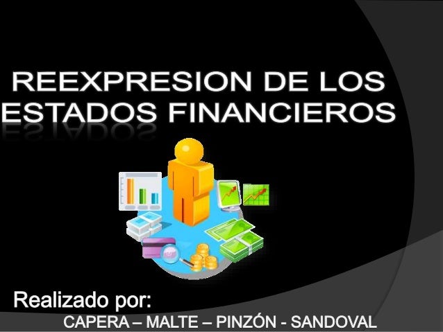Reexpresion de los estados financieros