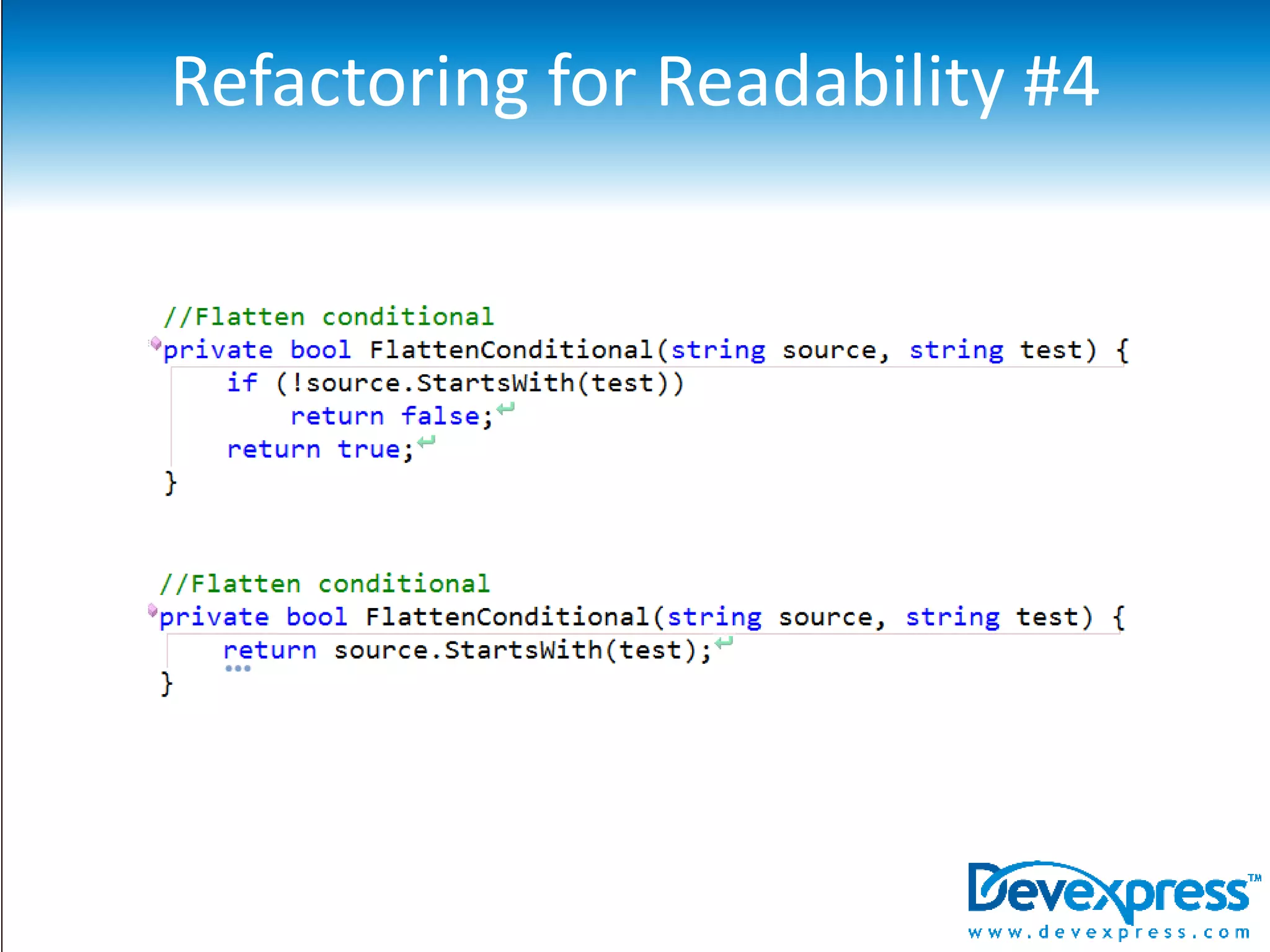 Refactoring for Readability #1