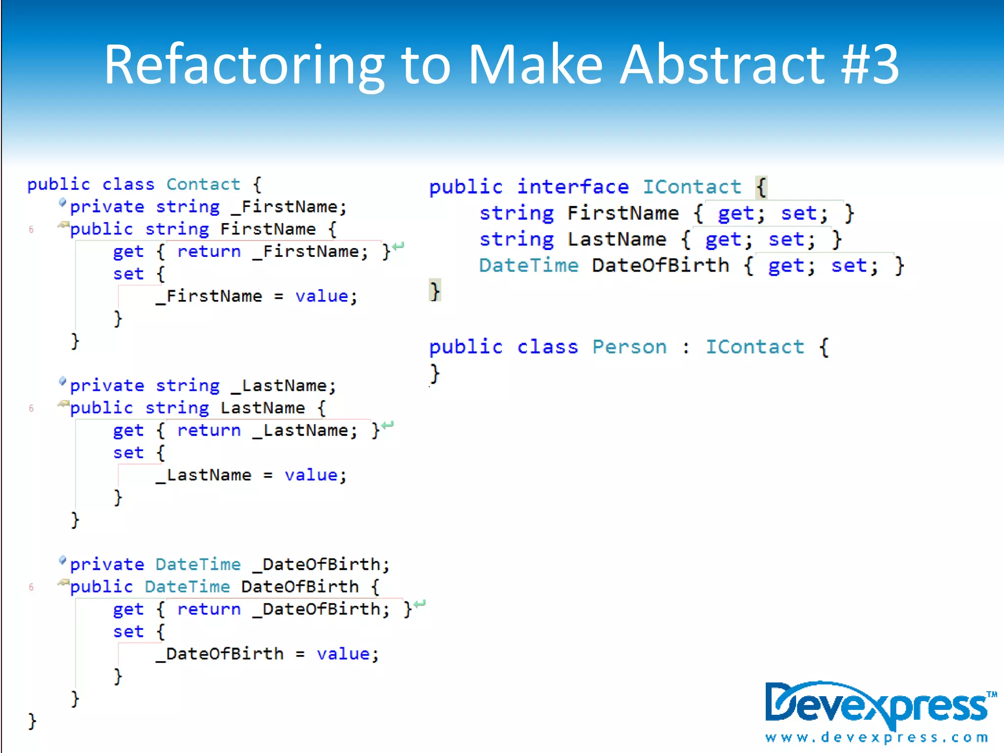 Refactoring for Readability #5