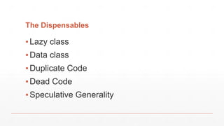 Refactor
9/25/17 Refactoring 18
 