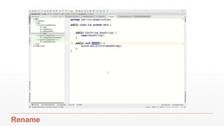 Extract Layout
9/25/17 Refactoring 23
 