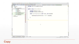 Example 1
9/25/17 Refactoring 31
 