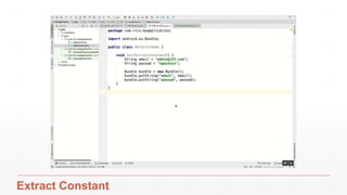 Example 1 – Rename
9/25/17 Refactoring 33
 