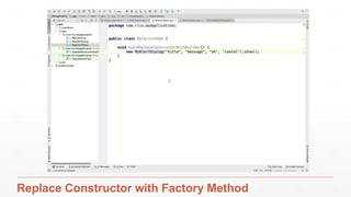 Example 2 – Create Interface
9/25/17 Refactoring 45
 