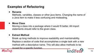 Refactoring: Improving the design of existing code | ODP
