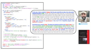 Refactoring: A First Example - Martin Fowler’s First Example of ...