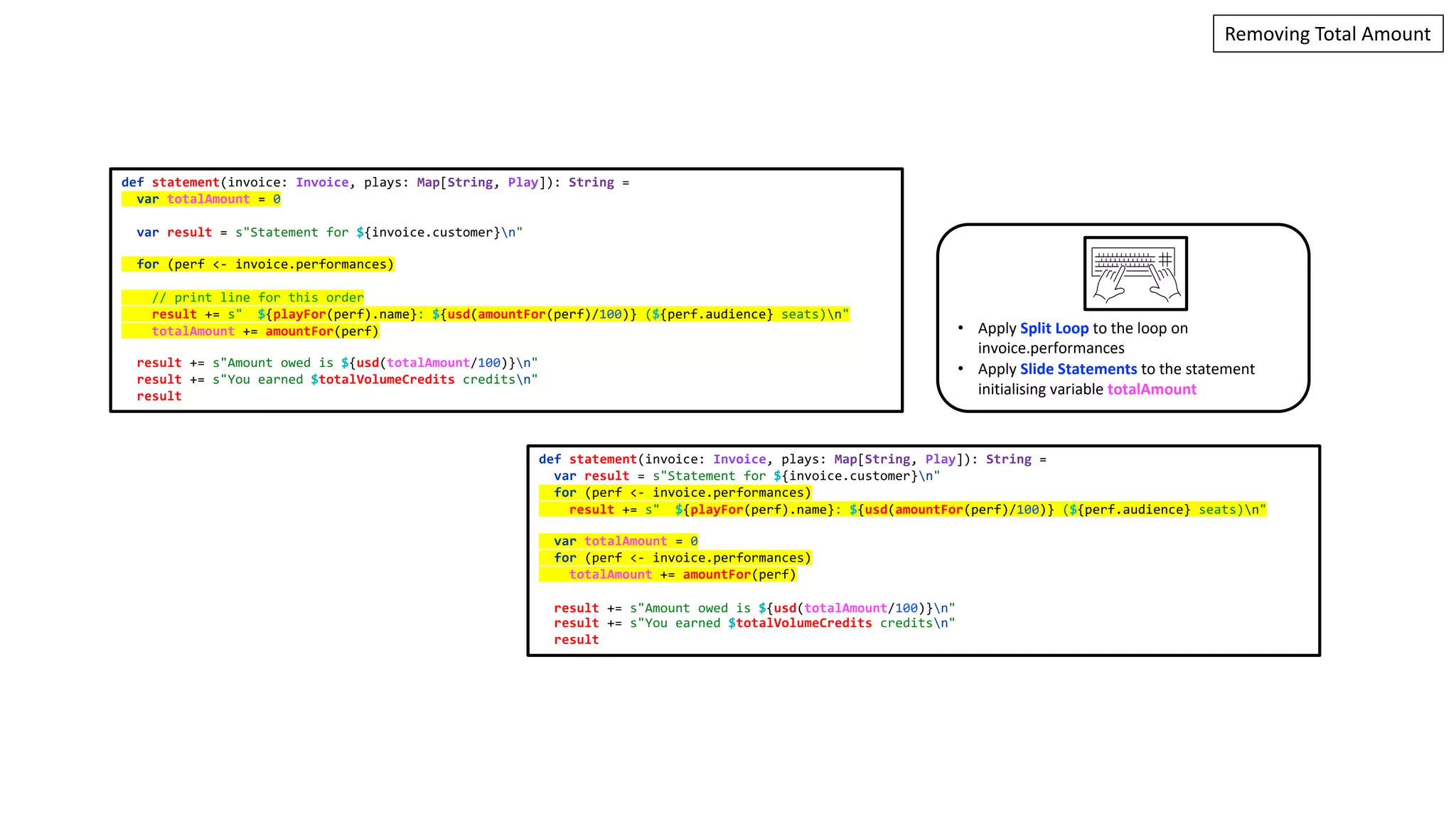 Refactoring: A First Example - Martin Fowler’s First Example of ...