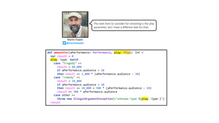 Refactoring: A First Example - Martin Fowler’s First Example of ...