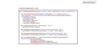 Refactoring: A First Example - Martin Fowler’s First Example of ...