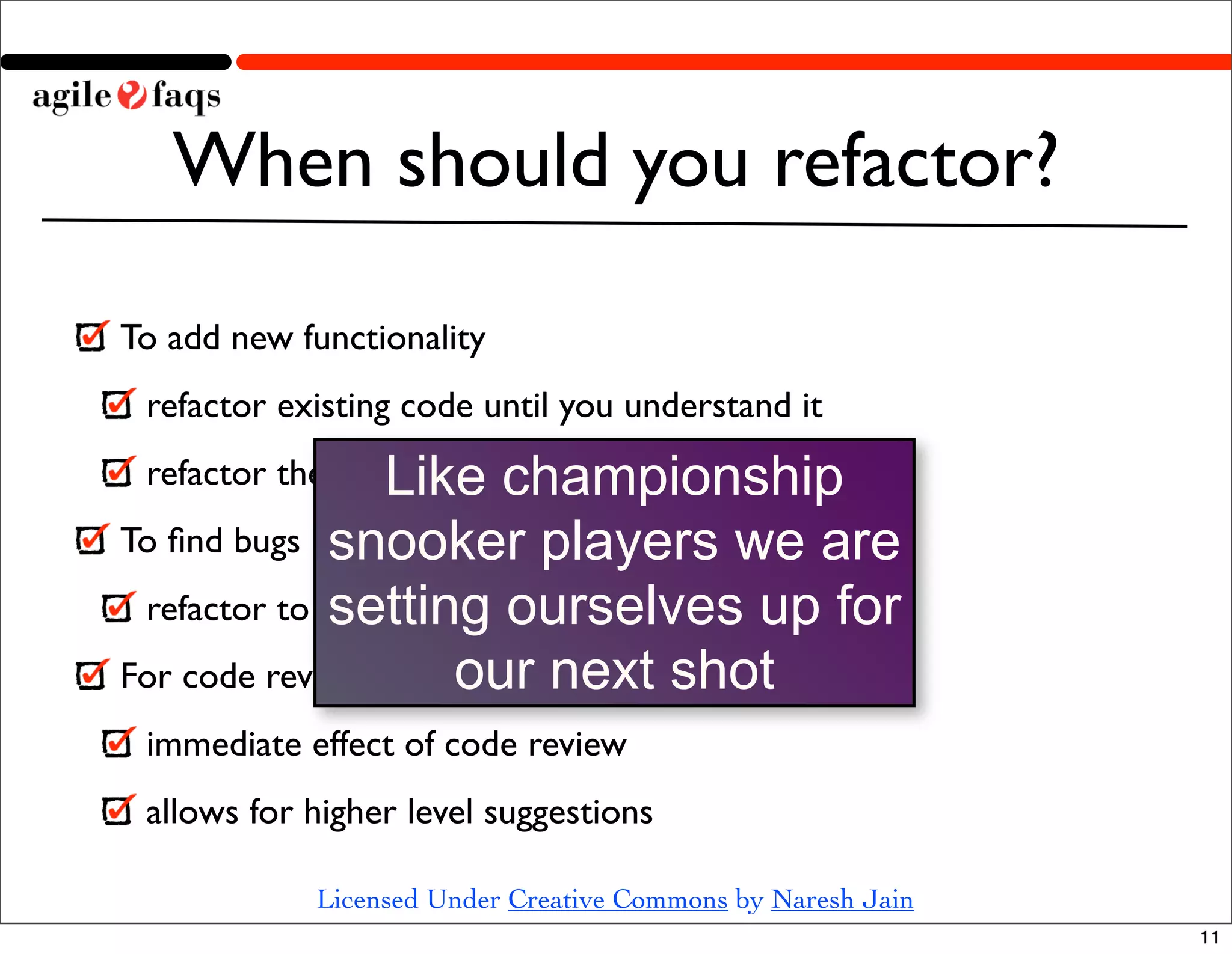 Refactoring Fest