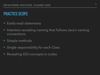 Refactoring Practice: Cleaner Code | PDF