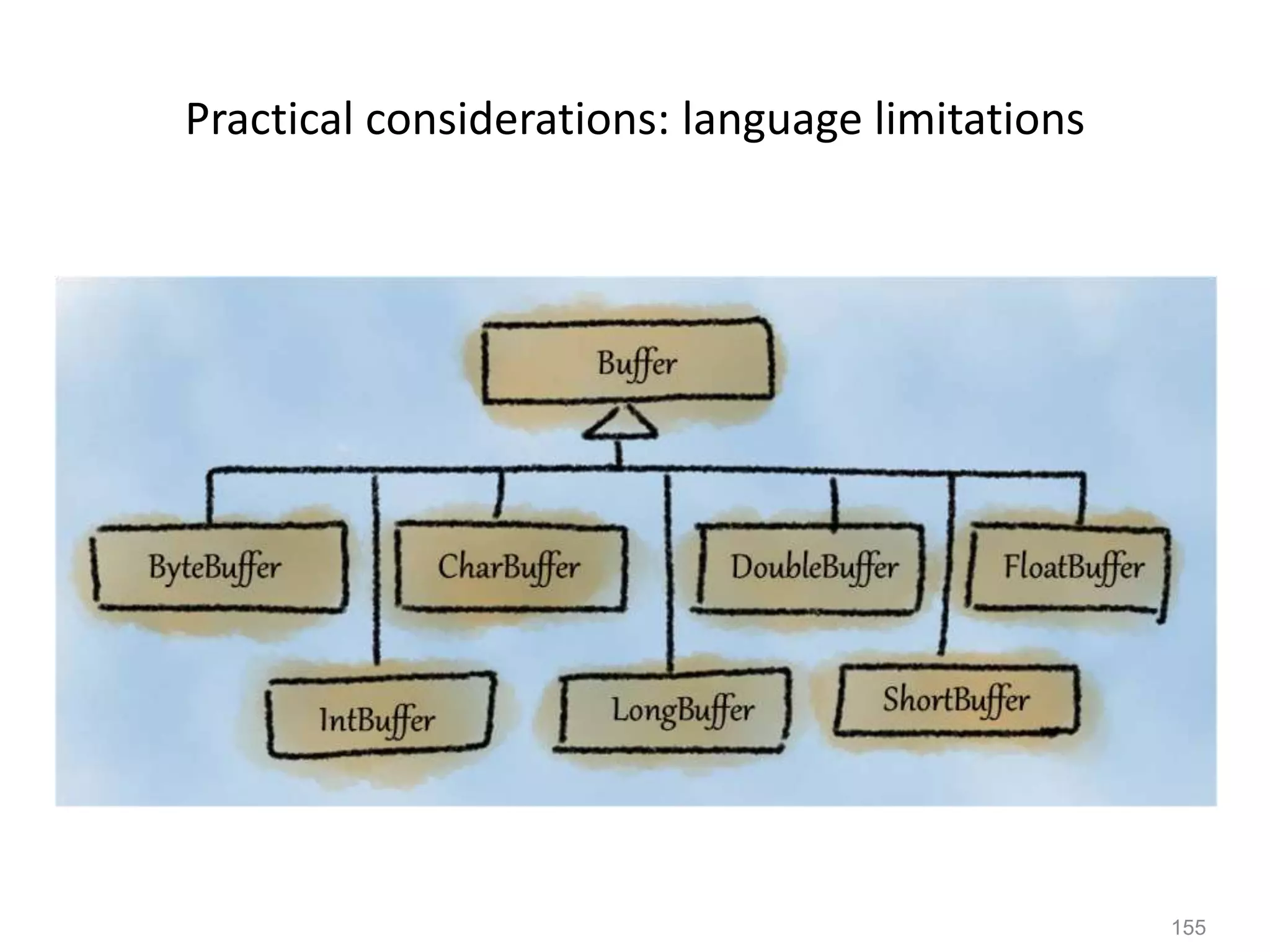 155
Practical considerations: language limitations
 