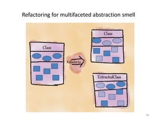44
Refactoring for multifaceted abstraction smell
 