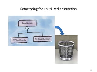 50
Refactoring for unutilized abstraction
 