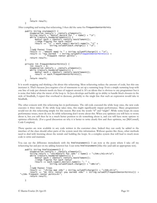 Refactoring Simple Example | PDF