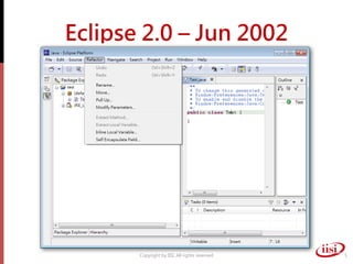Eclipse 2.0 – Jun 2002




       Copyright by IISI. All rights reserved   5
 
