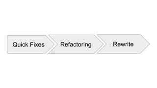 Quick Fixes Refactoring Rewrite
 