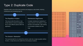 Refactoring and Code Smells Presentation.pptx