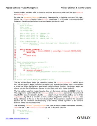 Refactoring And Unit Testing | PDF