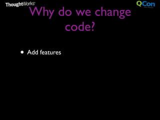 "Refactoring is a disciplined
 technique for restructuring an
existing body of code, altering its
    internal structure w...