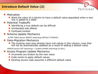 Refactoring database | PPT