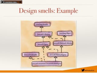 #XPIndia2016	
Design smells: Example
 