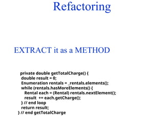 Code refactoring : XP practices for Programming | PPT