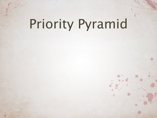 Priority Pyramid
 