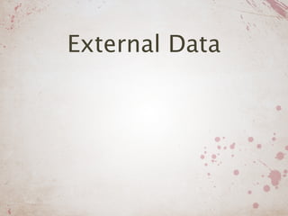 External Data
 