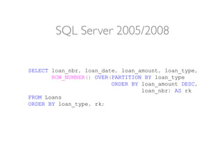 Refactoring SQL for Performance | PPT