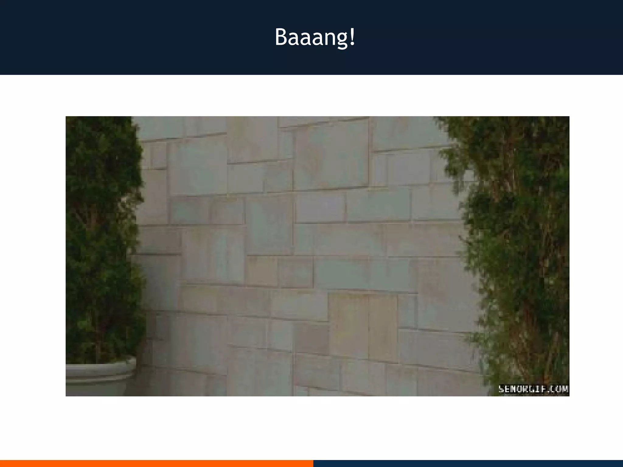 Baaang!
 