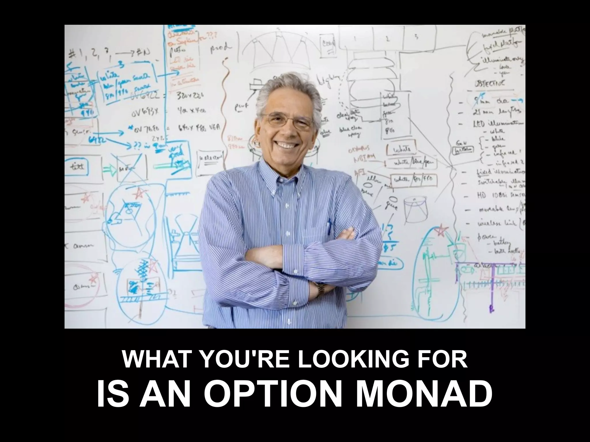 WHAT YOU'RE LOOKING FOR IS AN OPTION MONAD 